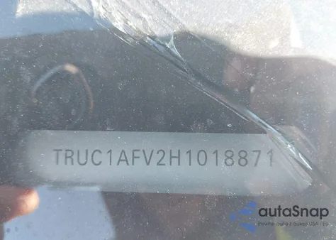 2017 Audi Tts 2.0T from USA, damaged, VIN TRUC1AFV2H1018871